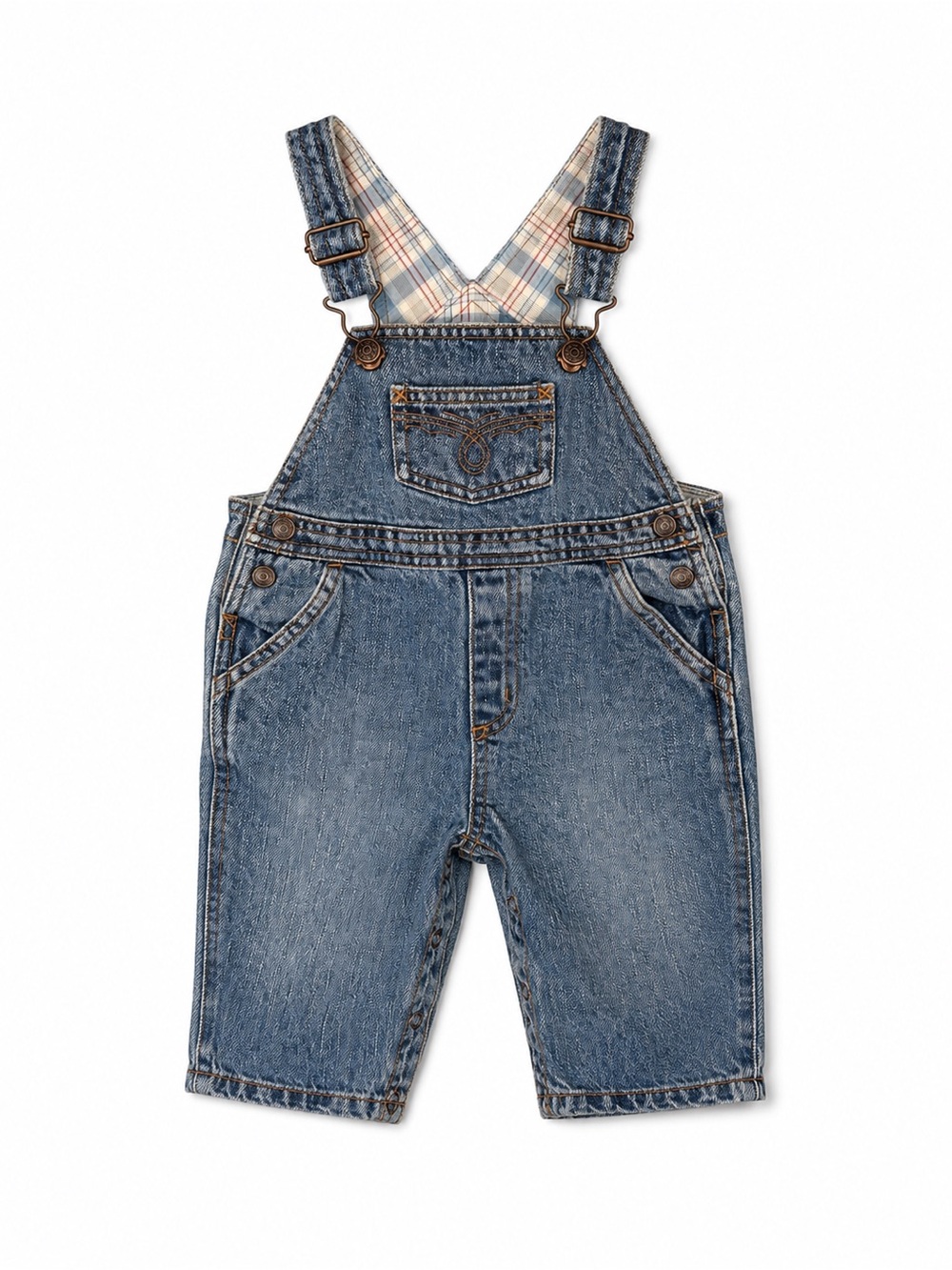 Janie and Jack Ranch Baby Denim Overalls